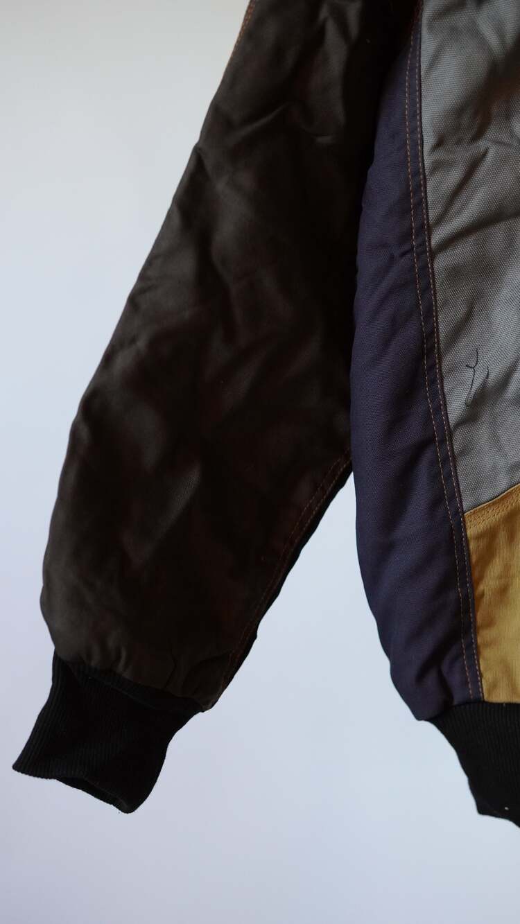 Workwear Colorblock Hooded Jacket Size M - Picture 4 of 6